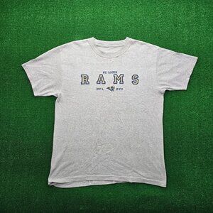 St Louis Rams Tshirt Mens XL Gray Short Sleeve NFL Football Sports Casual‎